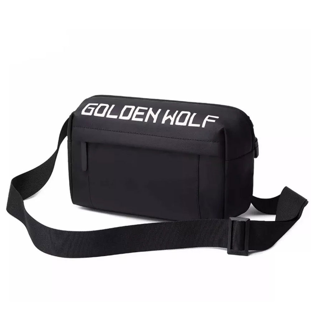 กระเป๋าสะพายข้าง GOLDEN WOLF T0216 ทนทาน ผ้า Oxford กันน้ํา unisex สําหรับผู้ชายและผู้หญิง - Shop Ba