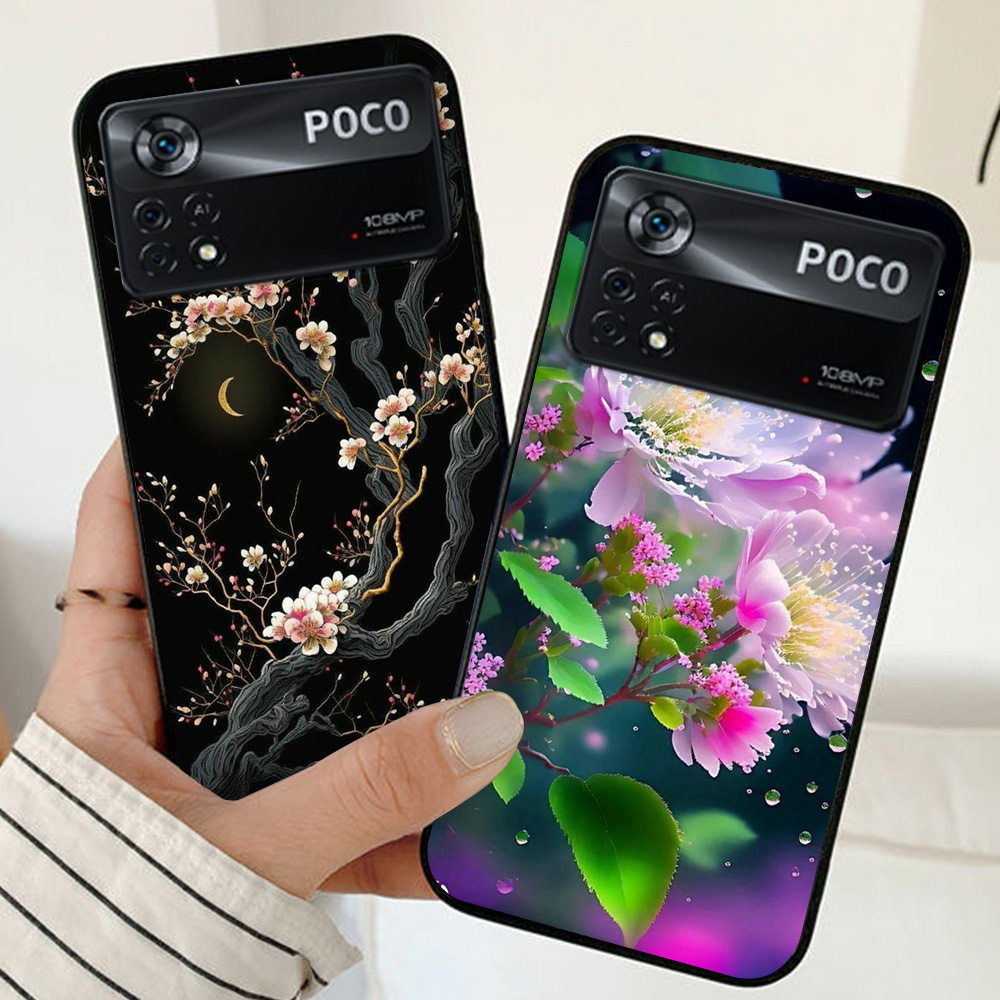 เคส Xiaomi poco x4 gt / x4 pro พิมพ์ลายดอกไม้อ่อนโยน
