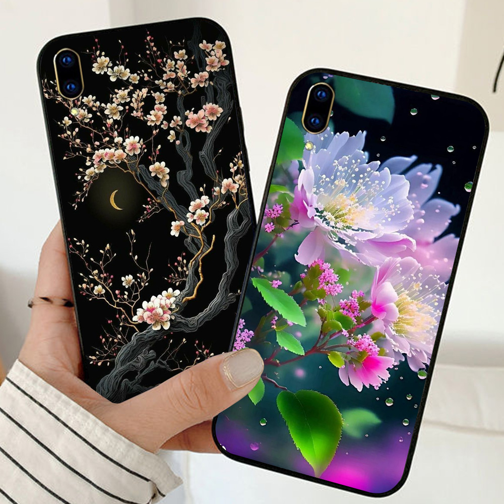 เคส Vivo v11 / vivo v11i / v11 pro พิมพ์ลายดอกไม้อ่อนโยน