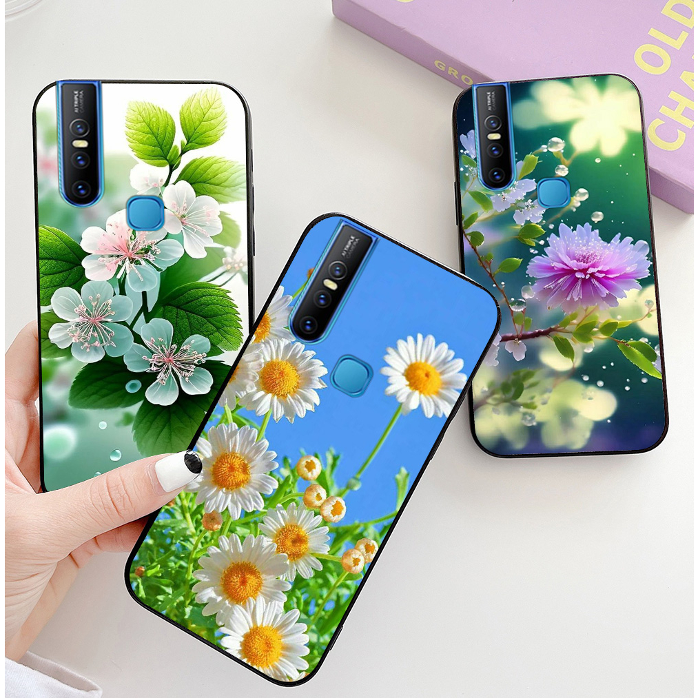 เคส Vivo v15 / vivo v15 pro พิมพ์ลายดอกไม้อ่อนโยน