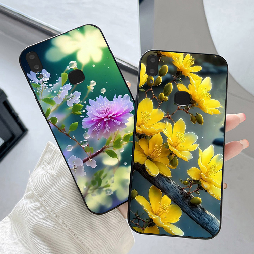Vivo v9, vivo y85, เคส vivo v9 youth พิมพ์ลายลายดอกไม้อ่อนโยน