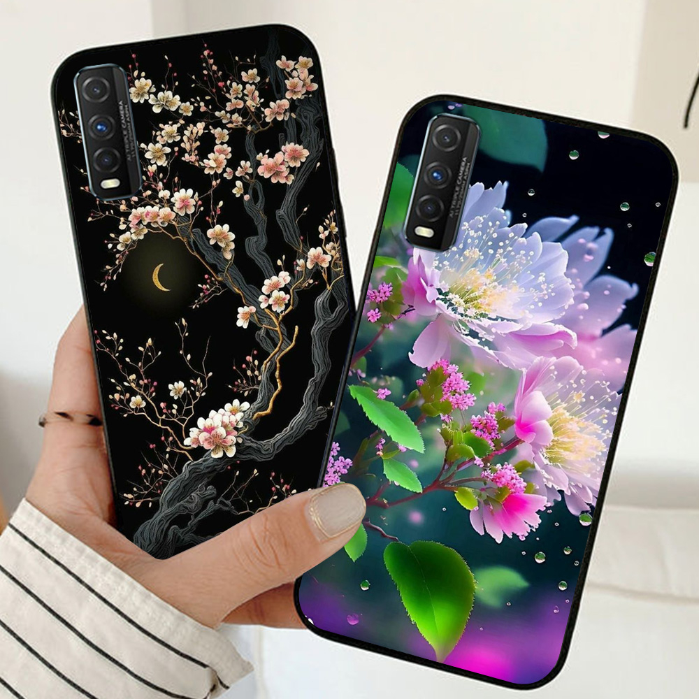 เคส Vivo y51s / v20 se / vivo v27e พิมพ์ลายดอกไม้อ่อนโยน