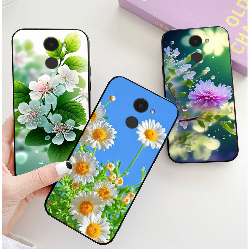 เคส Huawei y7 prime 2018 / y7 pro 2018 / y7 prime 2019 พิมพ์ลายดอกไม้อ่อนโยน