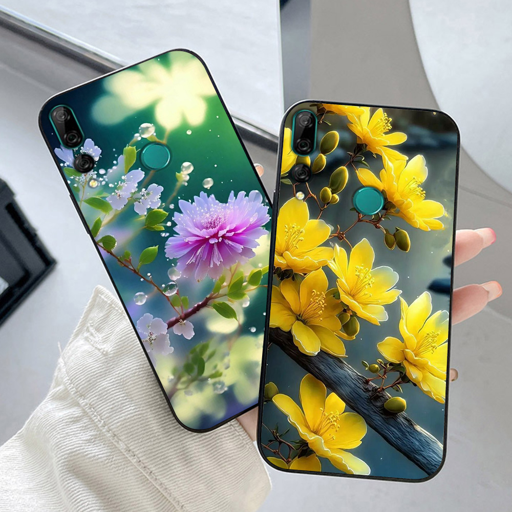 เคส Huawei y9 prime 2019 / huawei y9 2019 / y8s / y9s พิมพ์ลายดอกไม้อ่อนโยน