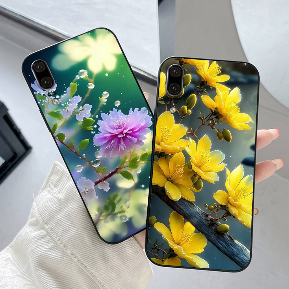 เคส Huawei p20 / huawei p20 lite / nova 3e พิมพ์ลายดอกไม้อ่อนโยน