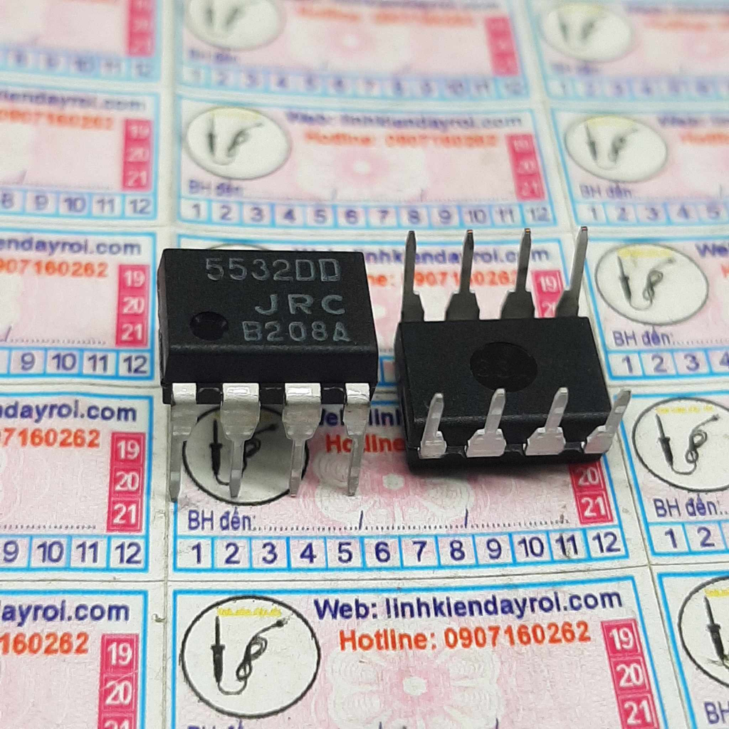 Amplification IC JRC5532DD / NJM5532DD NE5532 DIP-8 ของแท้