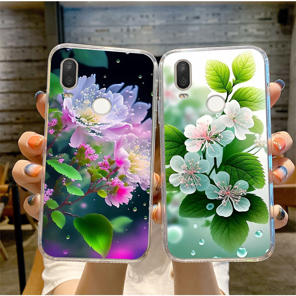 เคส Vsmart Active 1 / vsmart Active 1 Plus / vsmart Active 1+ พร้อมพิมพ์ลายดอกไม้อ่อนโยน