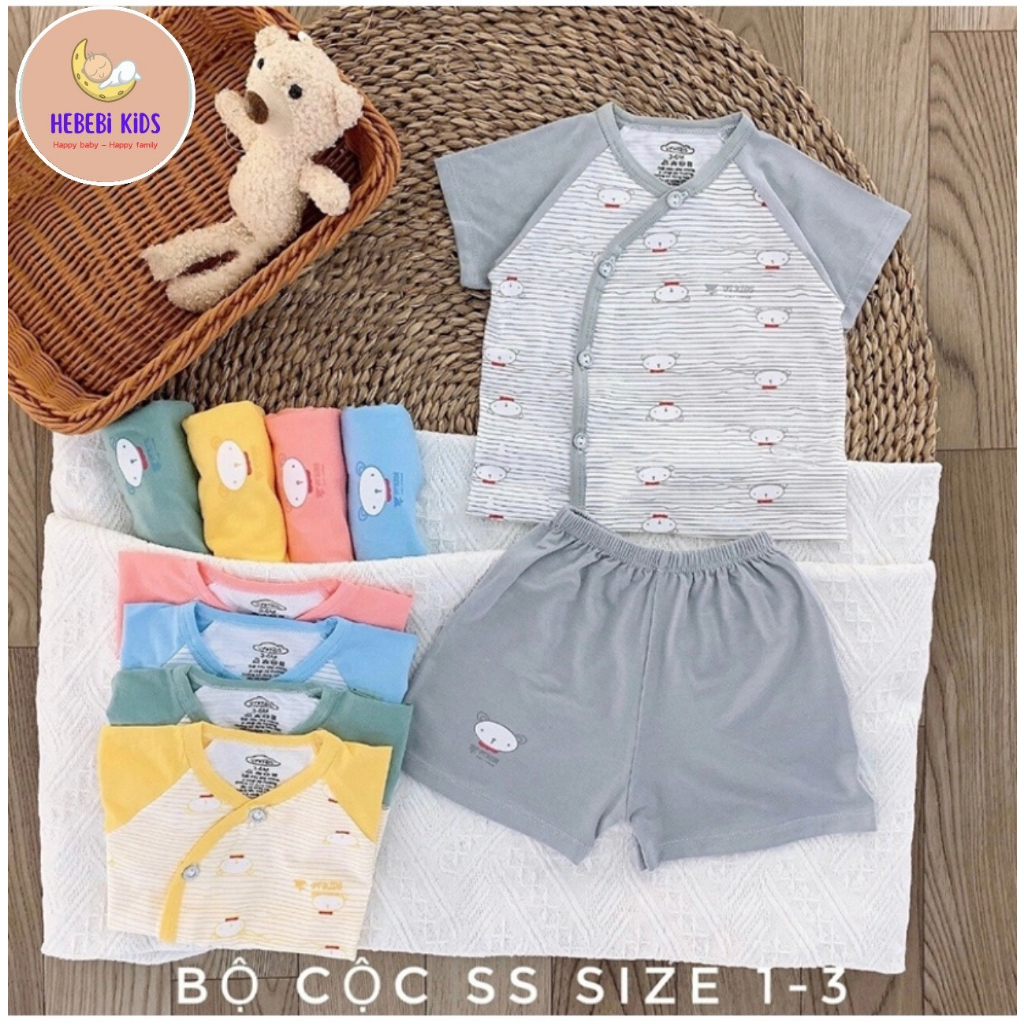 VT Kids (Viet Thang kids) ชุดเสื้อผ้าเด็กแรกเกิด bias-set สําหรับทารกตั้งแต่ 5-8 กก. - VTN02