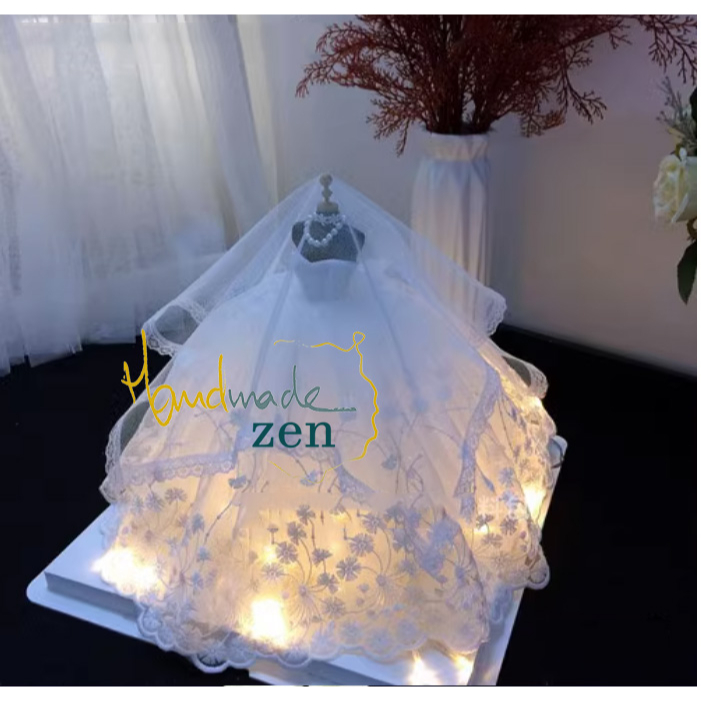ชุดวัสดุสําหรับตัดเย็บชุด WEDDING ของคุณเอง - INCLUDED Full Mannequin Model Creative Wedding Anniver