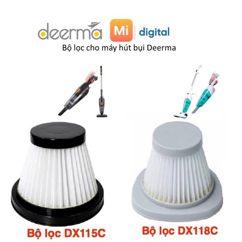 Deerma Filter Element DX115C / DX118C เครื ่ องดูดฝุ ่ นมือถือ - ของแท ้