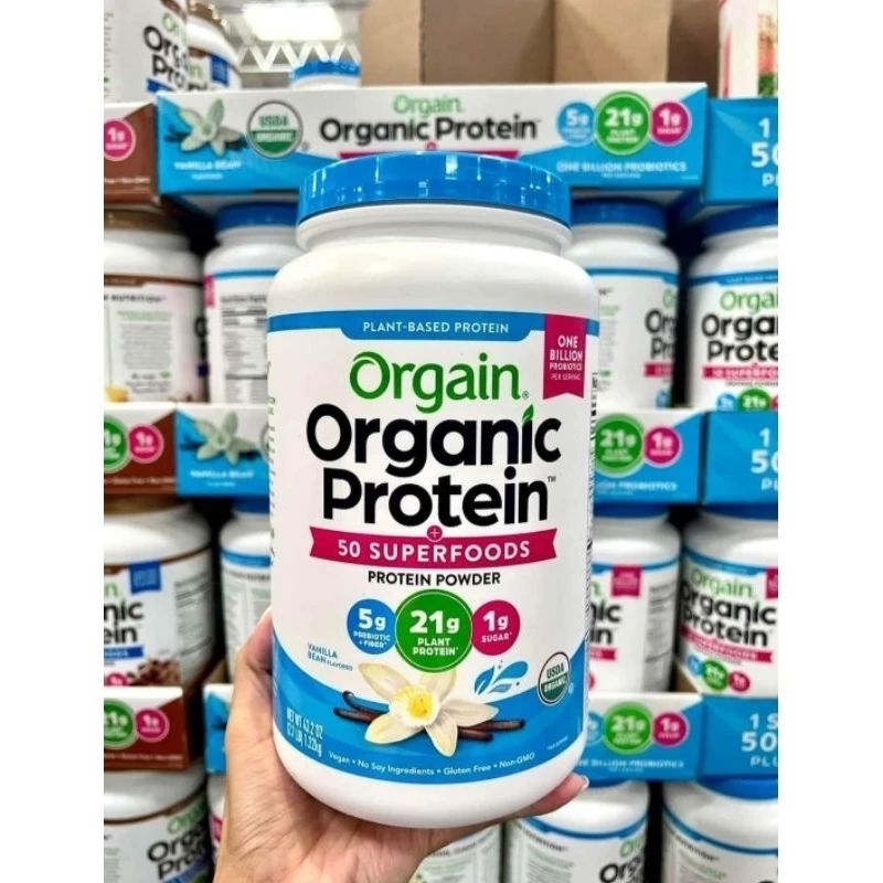 (Date T3 / 25🏠 Orgain Organic Protein &amp; 50 SuperFoods Vanilla Organic Protein Powder 1.22kg Usa