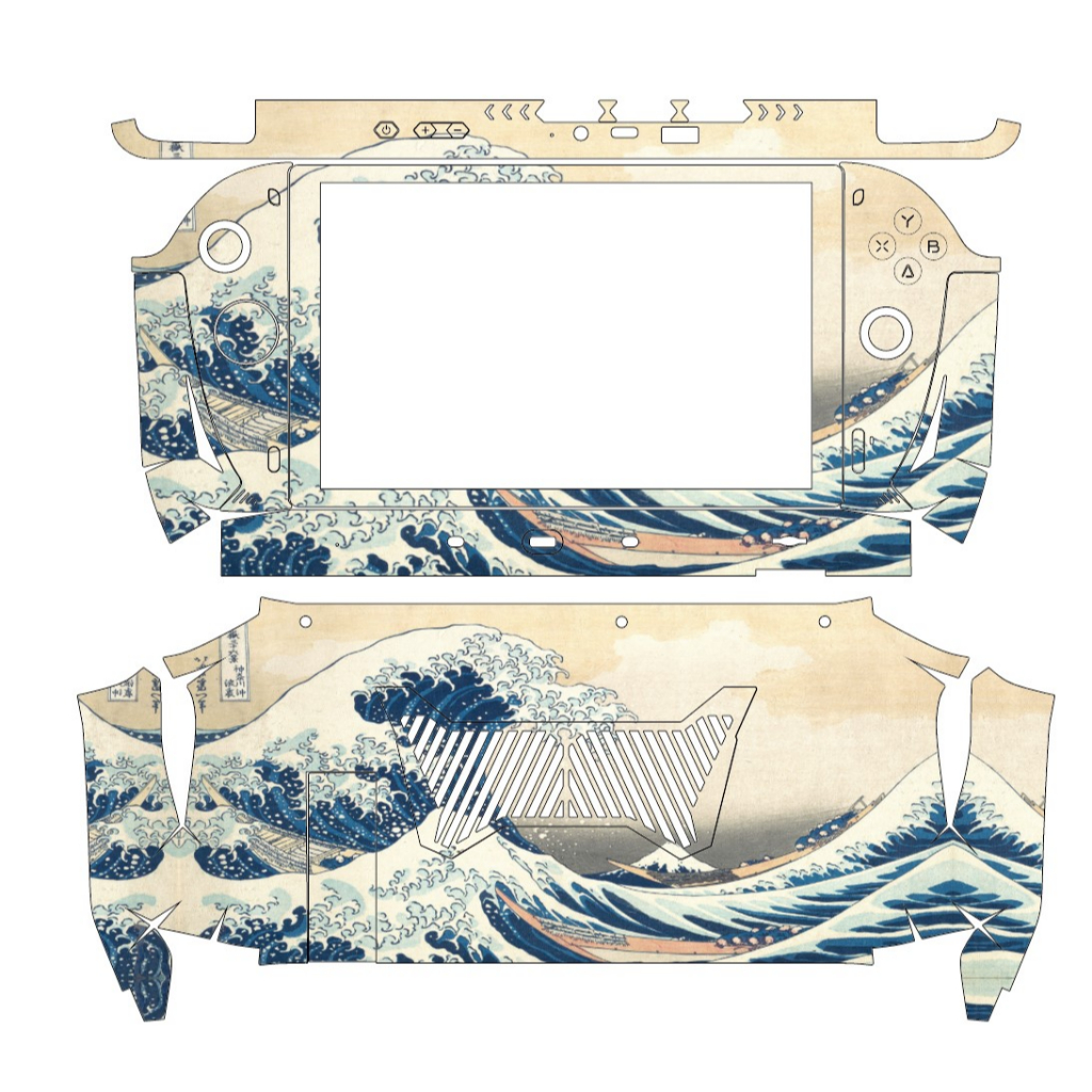 สติ๊กเกอร์ผิว AOKZOE A1, A1L, A1 Pro Japanese Wave รุ่น The Great Wave off Kanagawa (ฟิล์มนูน 3M สั่