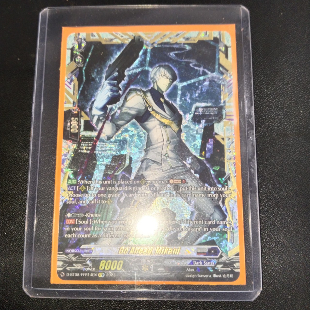 [ การ์ดไฟท์!! Vanguard] 01 การ์ดเกม Go Ahead, Mikani (FFR) - Minerva Rising (D-BT08)