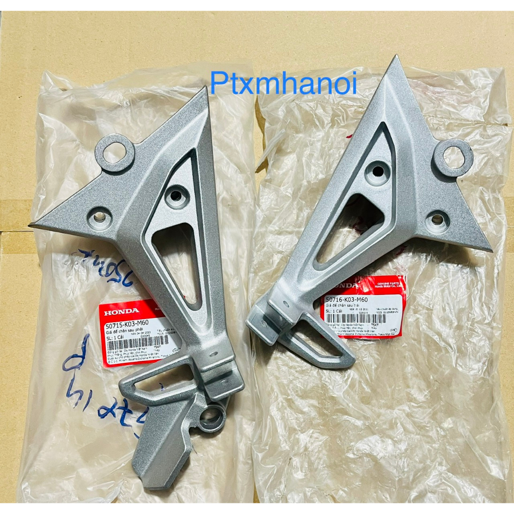 ของแท้ Honda Wave RSX Fi 2014 2023 พักเท้าหลัง 50716K03M60 50715K03M60
