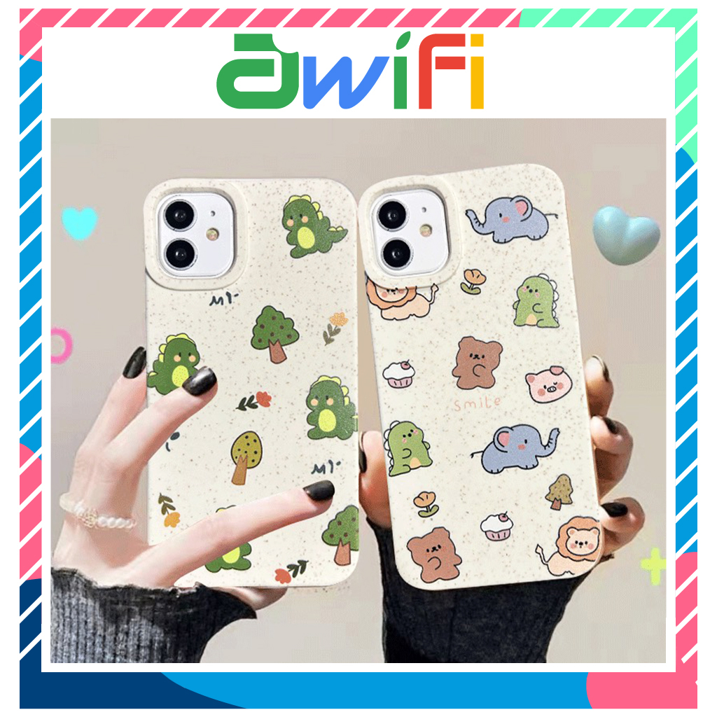 Animal Eco-Friendly Soft iphone Case 6/6splus/7/8/plus/x/xs/11/12/13/14/pro/max/plus/promax-Awifi Q4