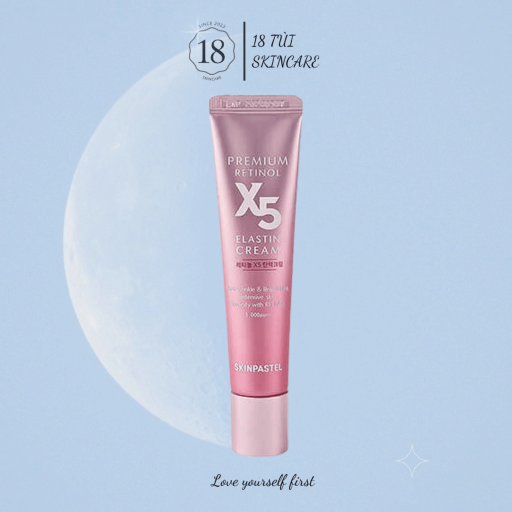 Retinol X5 Elastin Skin Rejuvenating Cream 0.1 % Skinpastel Cream 30ml - เกาหลี