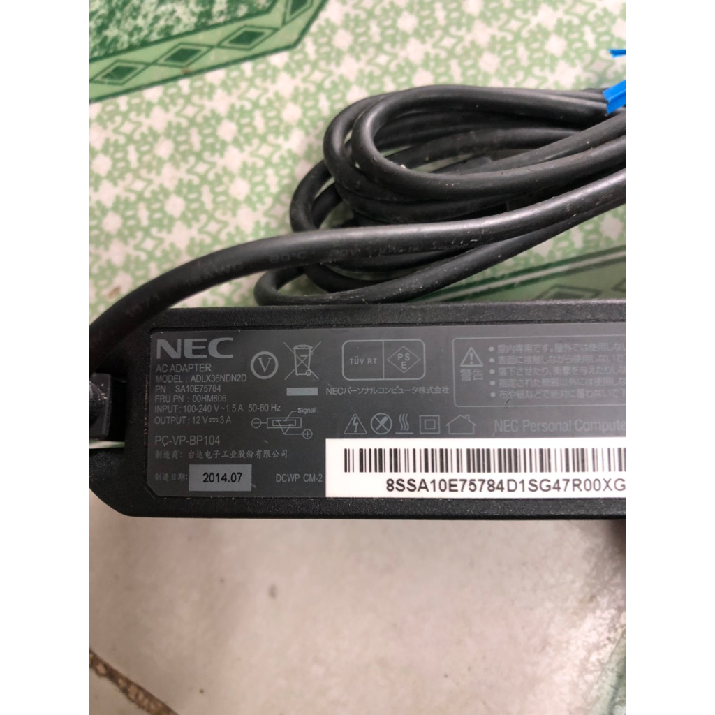 NEC VersaPro VT 12V-3A 36W เครื่องชาร์จแล็ปท็อป 2 in 1