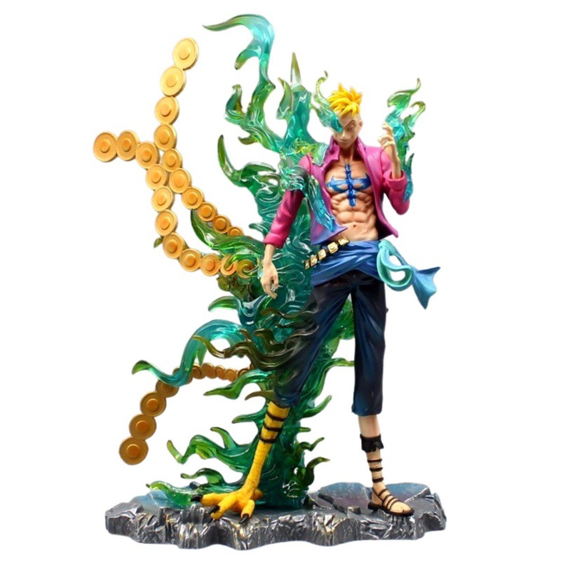 Onepiece Marco Model Stands Super Cool Phoenix 34cm High Weighs 800g, Figure One Piece - พร ้ อมกล ่ องสี