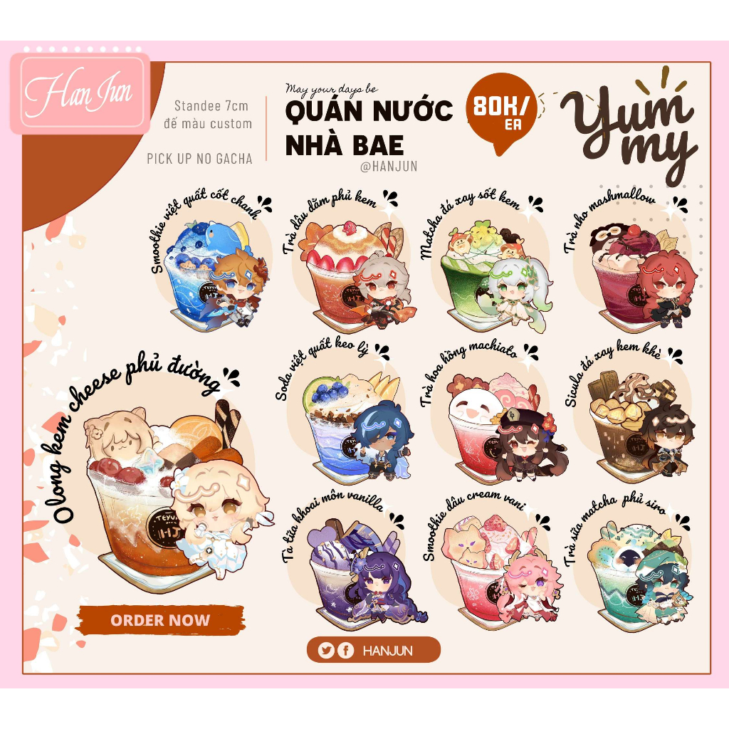 [Update ] Standee custom Genshin Impact Baes Country Shop