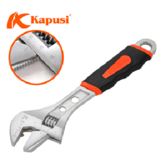 KAPUSI K-0401 HIGH QUALITY 8 INCH MULTI-FUNCTIONAL WRENCH (ด้ามจับแบบห่อ)