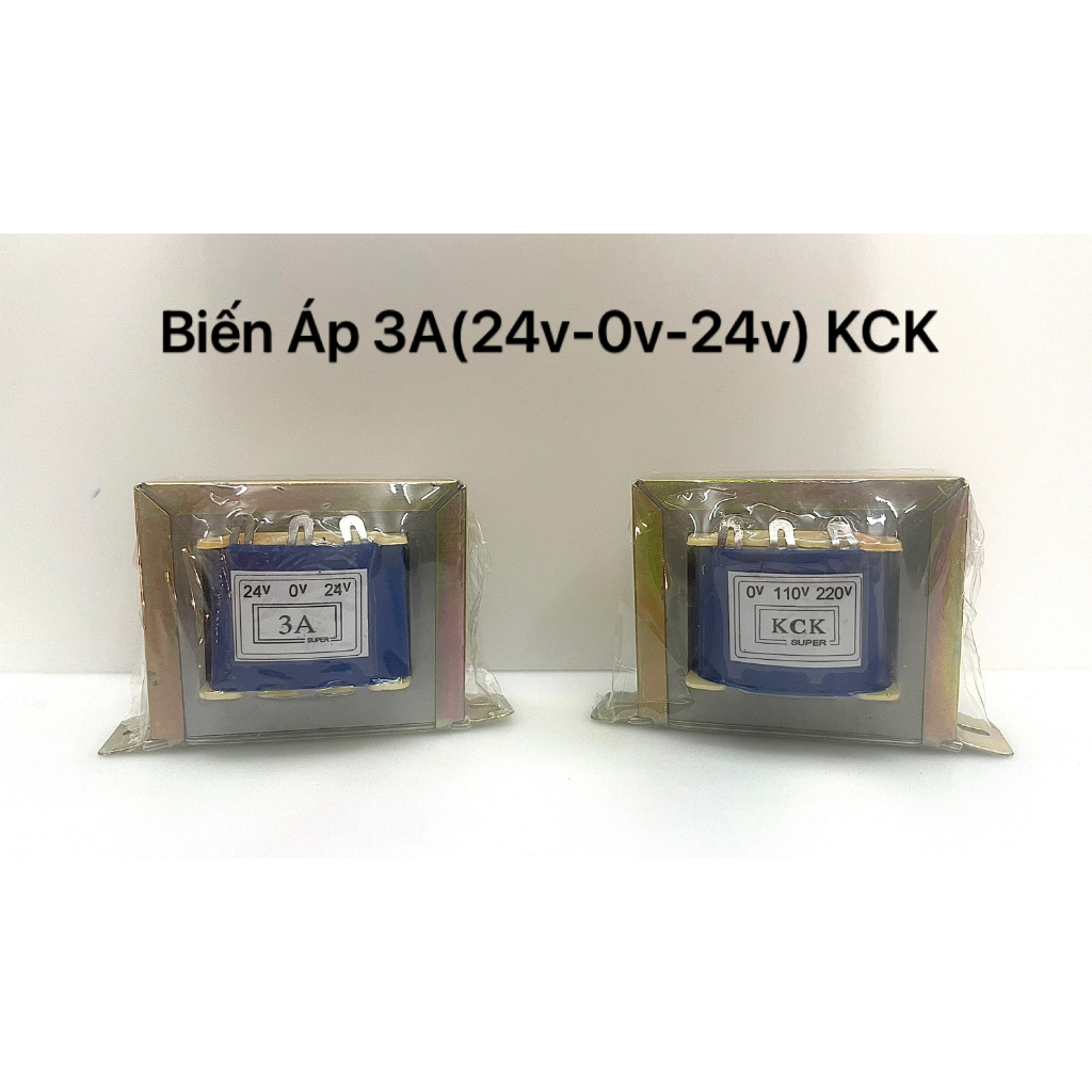 หม้อแปลง 3A (24v - 0v - 24v) KCK
