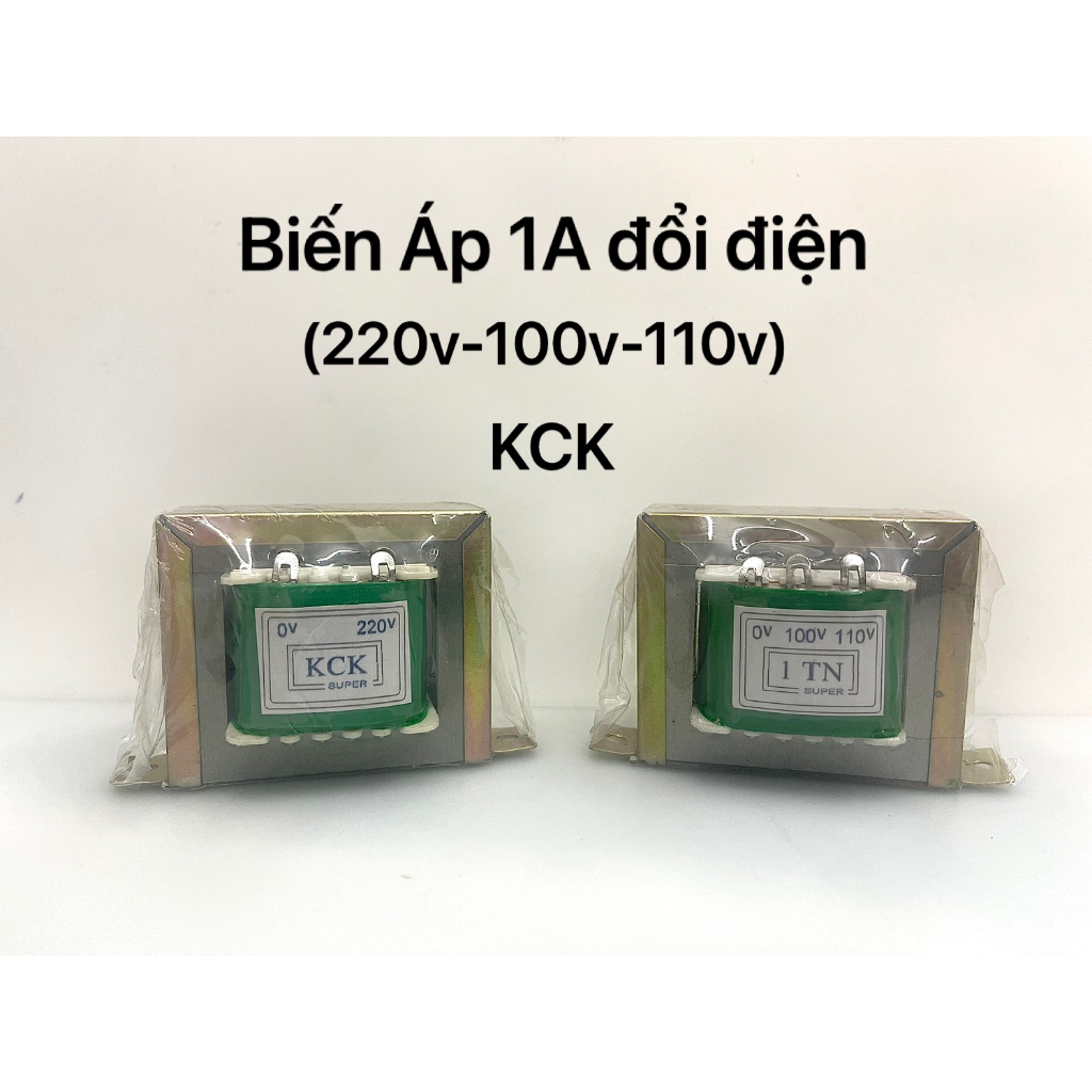 หม้อแปลง 1A KCK แปลงไฟ (220v เป็น 100v - 110v)