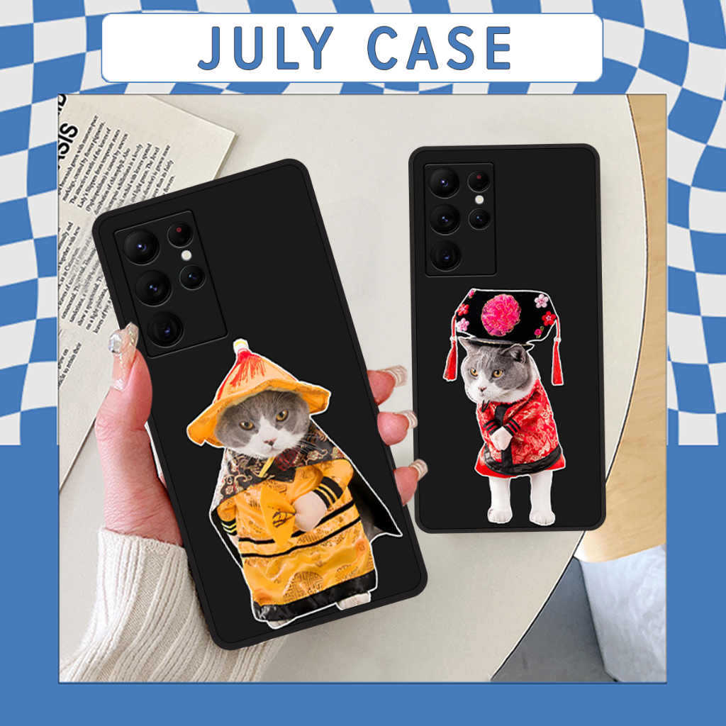 SamSung S22 5G - S22 Plus (S22+) - S22 Ultra 5G Case พร้อมอาชีพและภาพสุนัขและแมวตลก