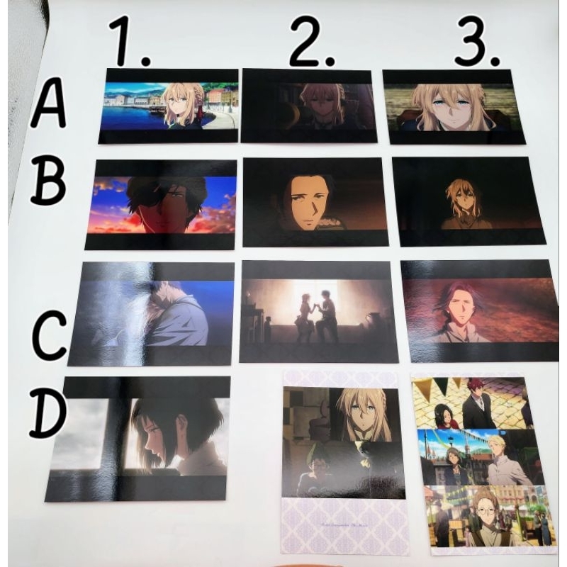 โปสการ์ด - Violet Evergarden themed Postcard - ตุ๊กตาเมมโมรี่ของแท้