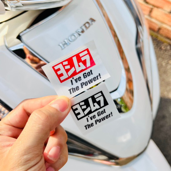 Yoshimura Sticker Decal สติ๊กเกอร์ตกแต่งพิมพ์ลายโปร่งใสสําหรับรถจักรยานยนต์ หมวกกันน็อค โทรศัพท์ ฯลฯ สติ๊กเกอร์กันน้ําทนทาน