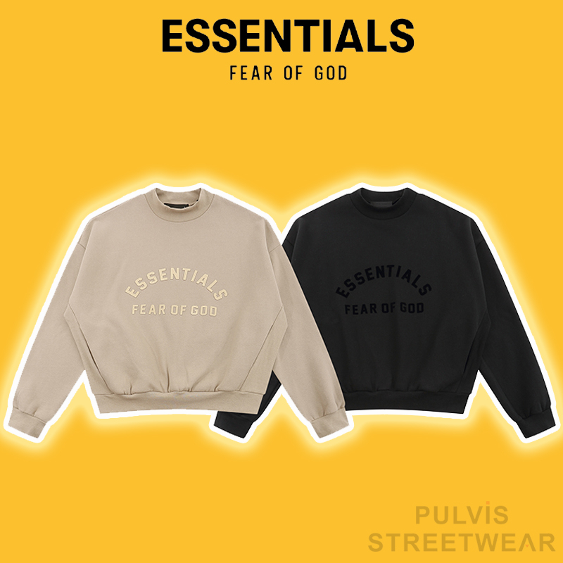 ️[คุณภาพดีที่สุด] - FOG Fear Of God ESSENTIALS SS23 ESSENTIALS Crewneck" เสื้อกันหนาว ESSENTIALS The