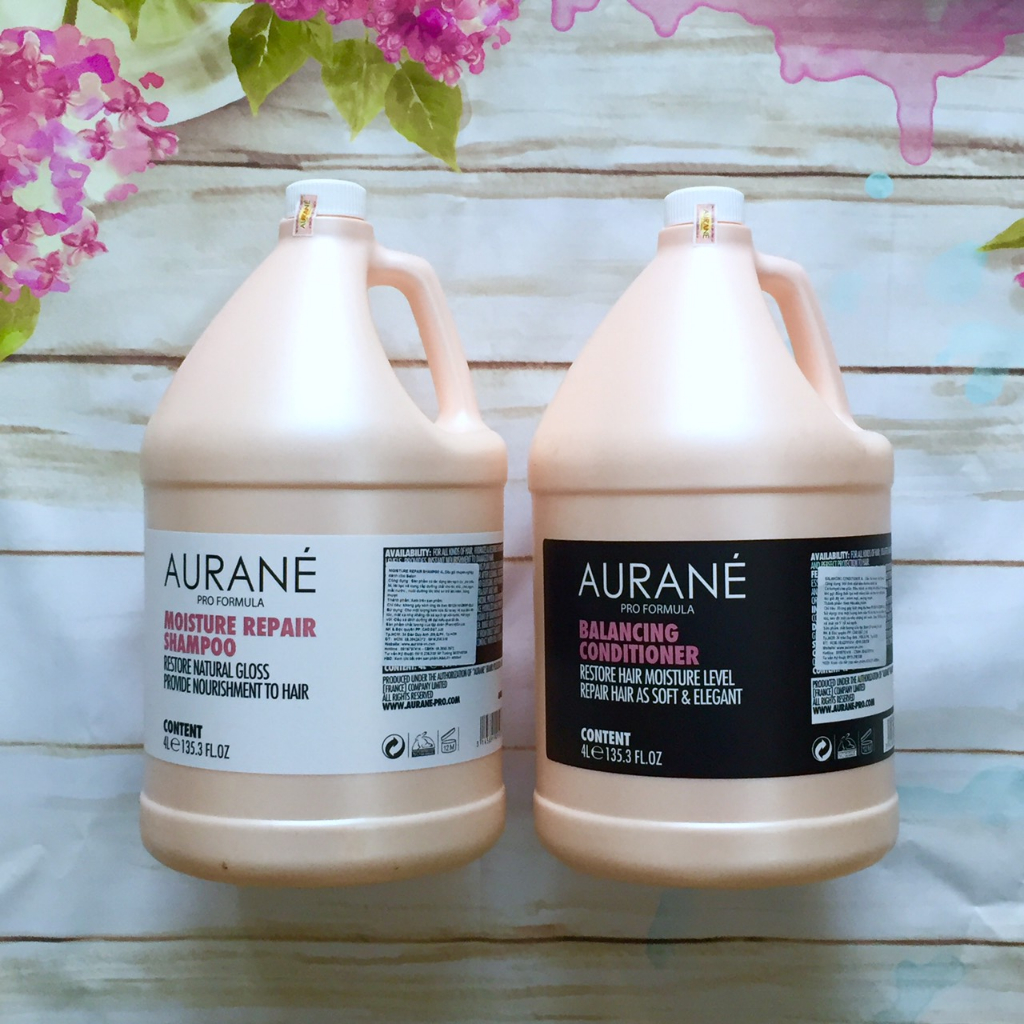 Aurane ของแท ้ Aurane Softening , Epidermal Open Conditioner Shampoo ( สามารถ 4 ลิตร )