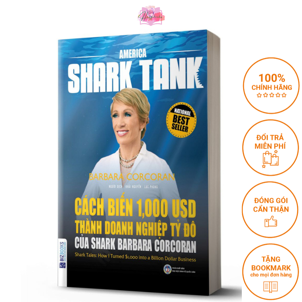 หนังสือ - รถถังฉลามอเมริกา: วิธีเลี้ยว 1000 USD ในธุรกิจดอลลาร์ Billion โดย Shark Barbara Corcoran
