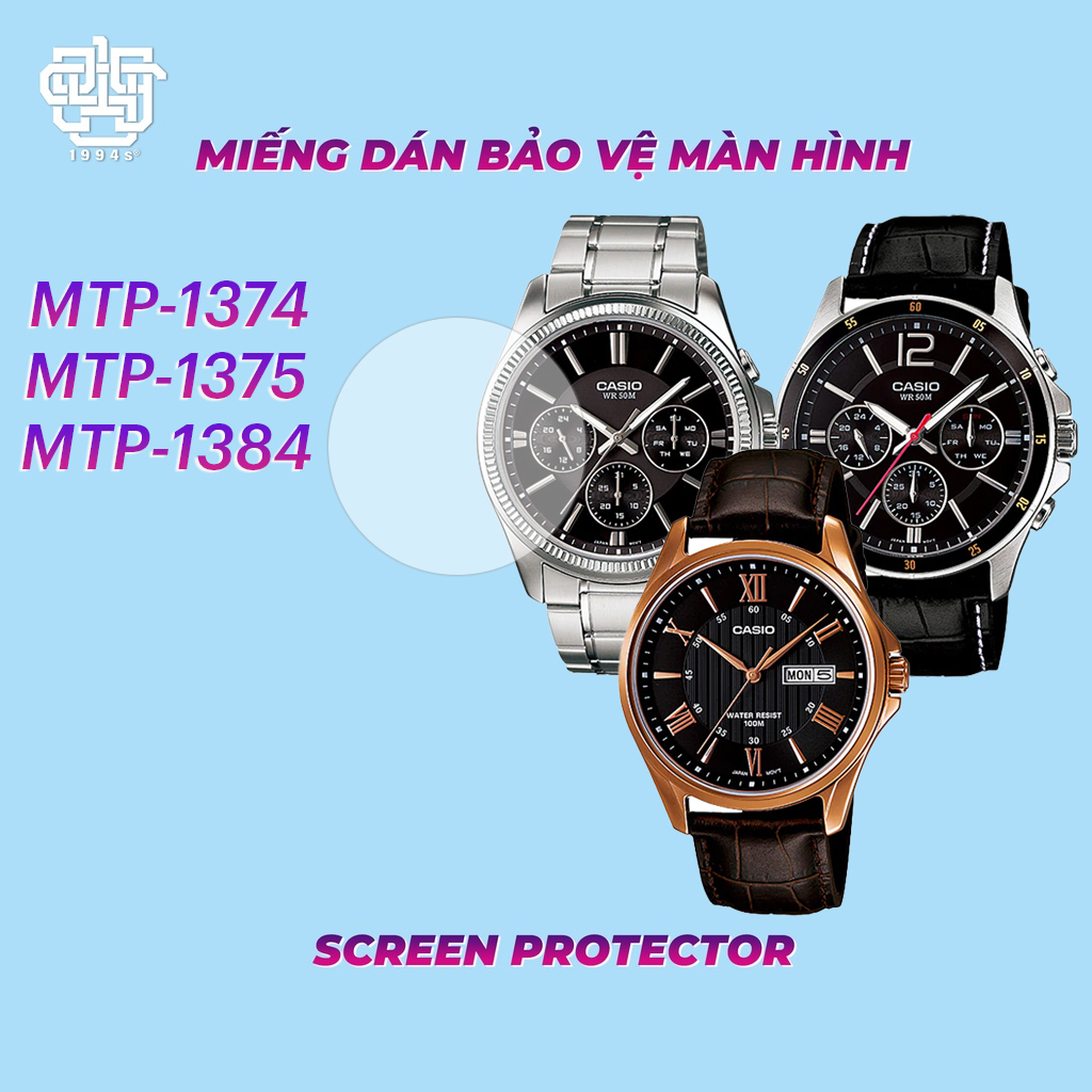 Casio Watch Glass Protector MTP-1374, MTP-1375, MTP-1384