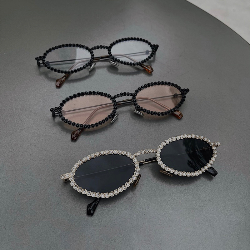 SGBB - กรอบแว่นกันแดด rhinestone สําหรับทุกเพศ KM636