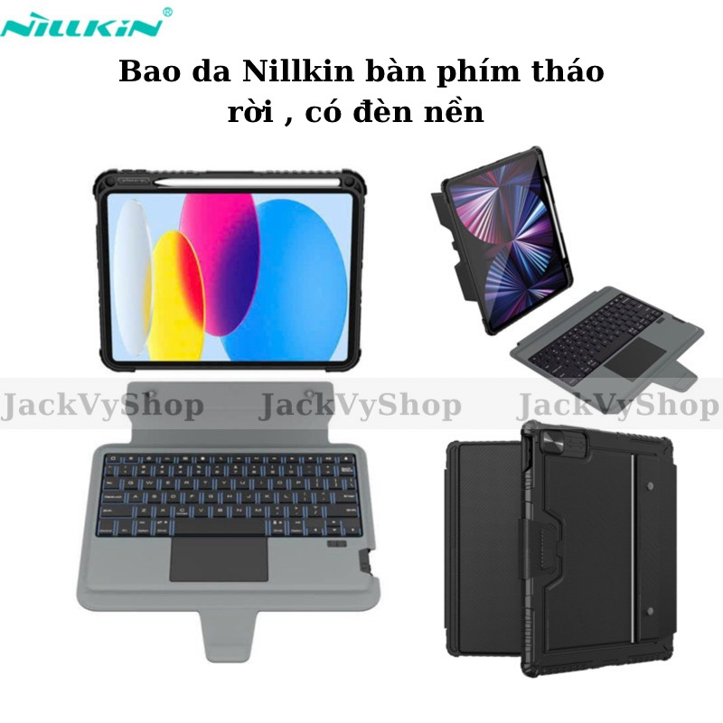 Nillkin Bumper Combo Keyboard สําหรับ Gen 10 10.9 inc 2022 ,Pro 11 นิ้ว M1,M2 , Air 5,4 ,Gen 9 8 7 1