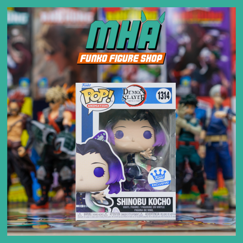 Funko Pop Animation ของแท้: Demon Slayer - Shinobu Kocho 1314 Funko Exclusive Figure