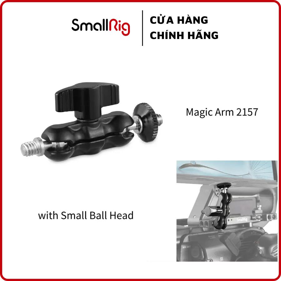 Smallrig Small Ballhead 2157 Universal Magic Arm Coupling