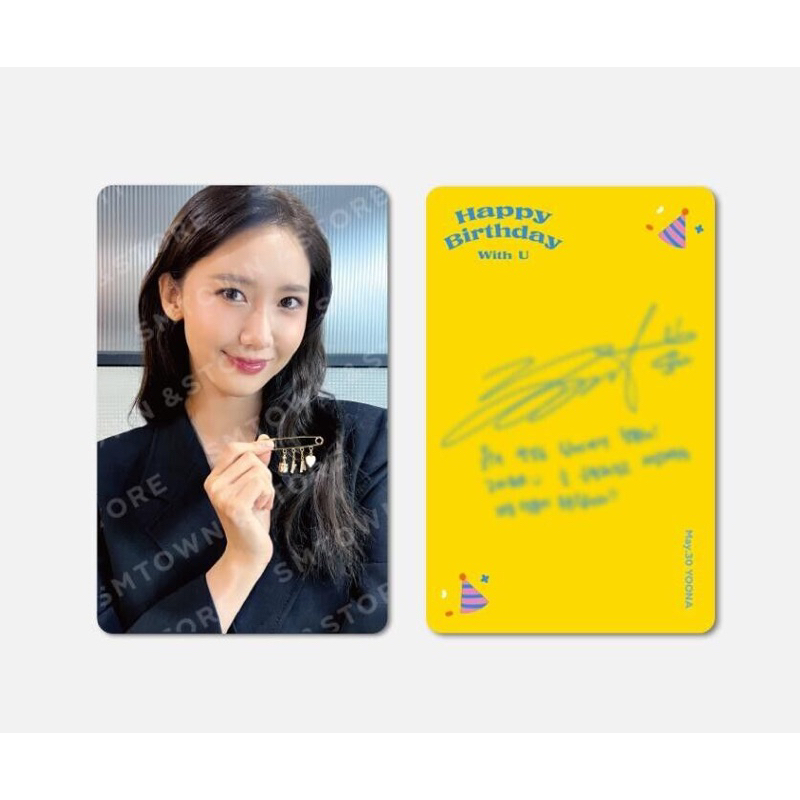SNSD การ์ดวันเกิดสาวรุ่น YoonA