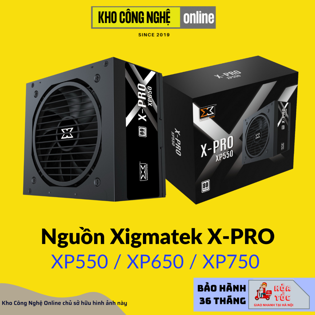 แหล่งพลังงานคอมพิวเตอร์ Xigmatek X-PRO XP550 / XP650 / XP750 - 80PLUS WHITE
