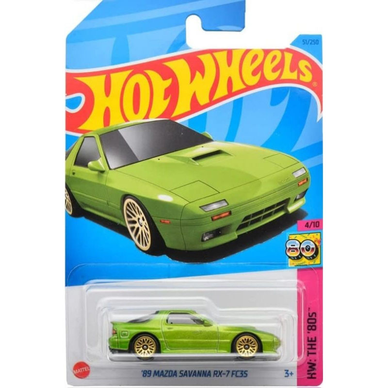 Hot Wheels 89 Mazda Savanna RX-7 FC3S รถโมเดล