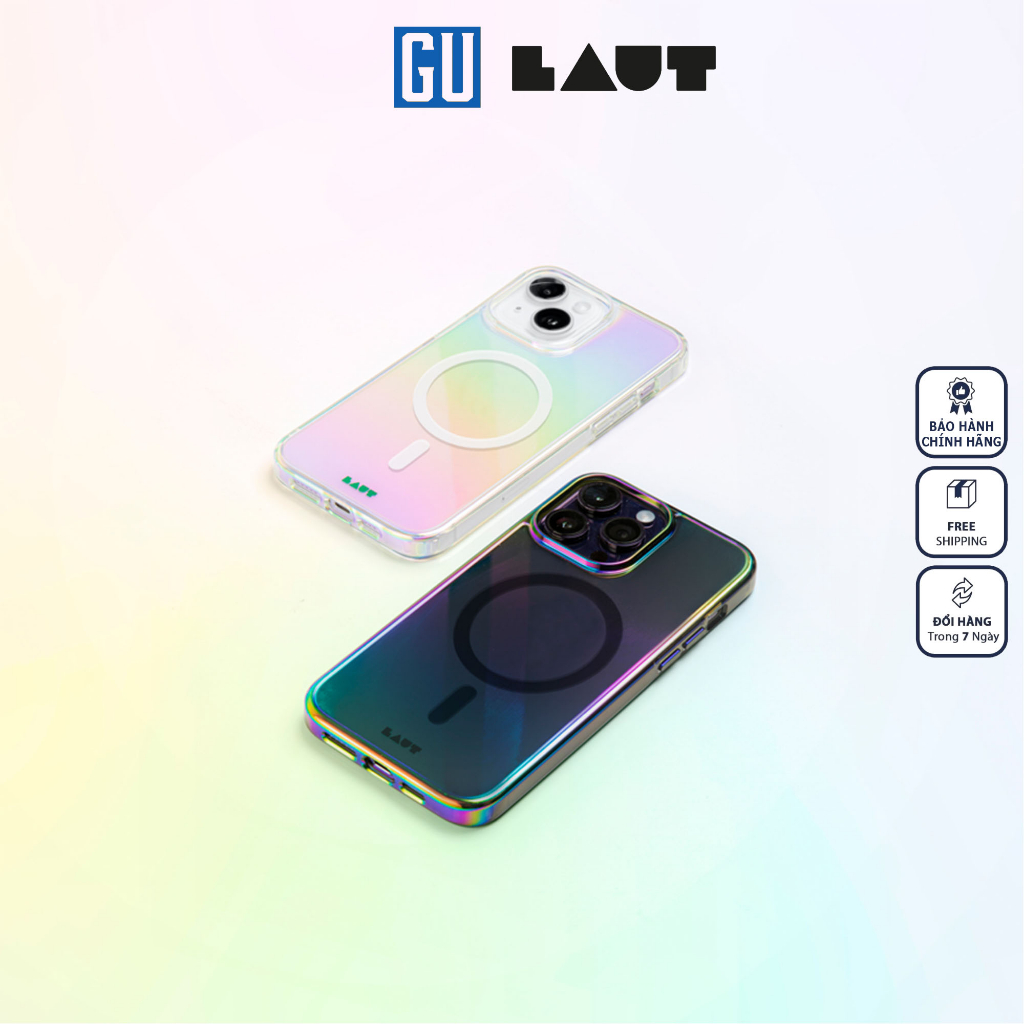 LAUT Holo Case สําหรับ iPhone 15 Pro Max/ 16 Pro/ 16 Pro Max