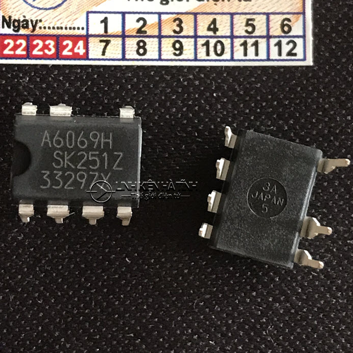 ICs power 2 A6069H 6069 DIP-7 จากญี่ปุ่น (คล้ายกับ A6059) pxa9 (คล้าย A6059)