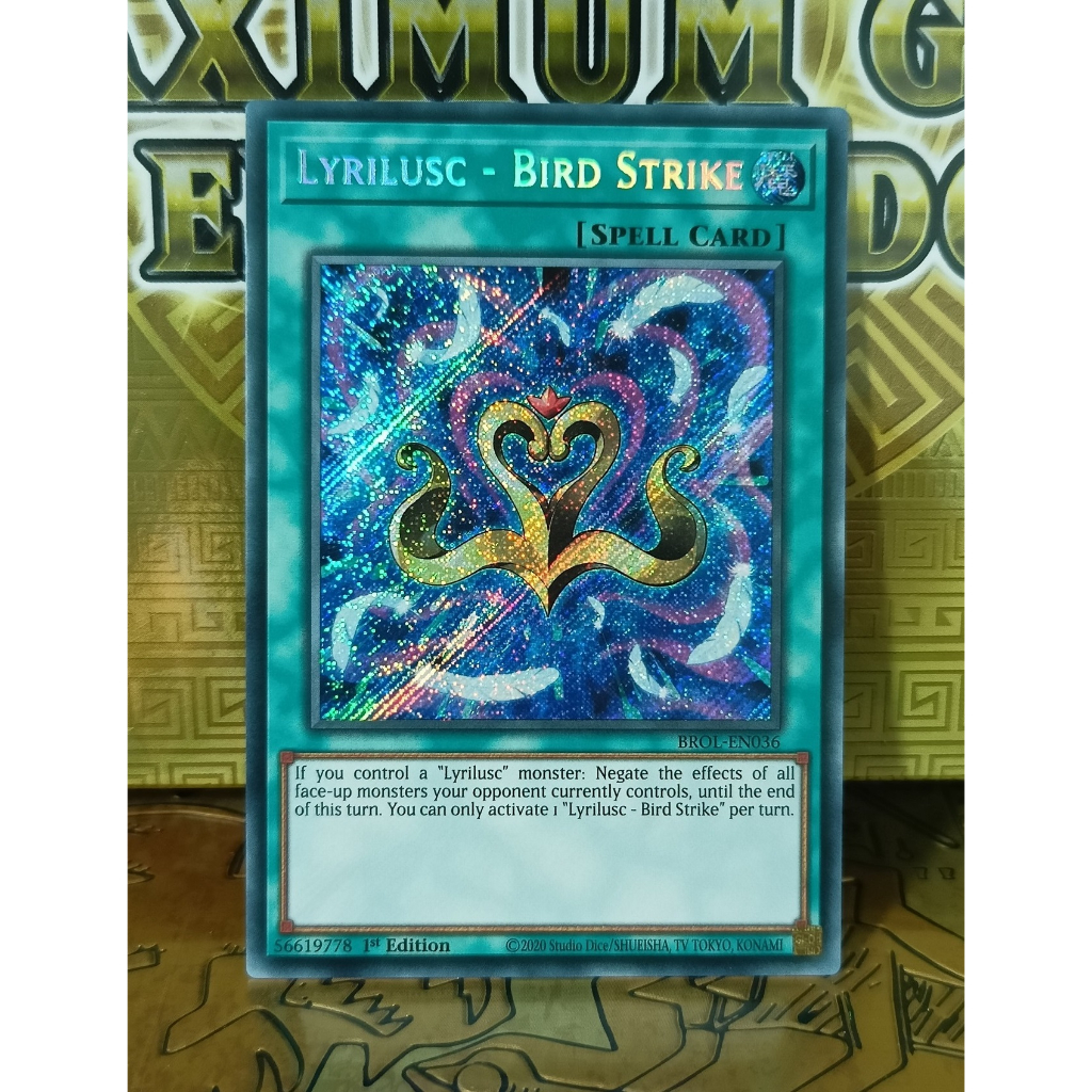 Lyrilusc - Bird Strike - BROL-EN036 - Secret Rare [การ์ด Yugioh]