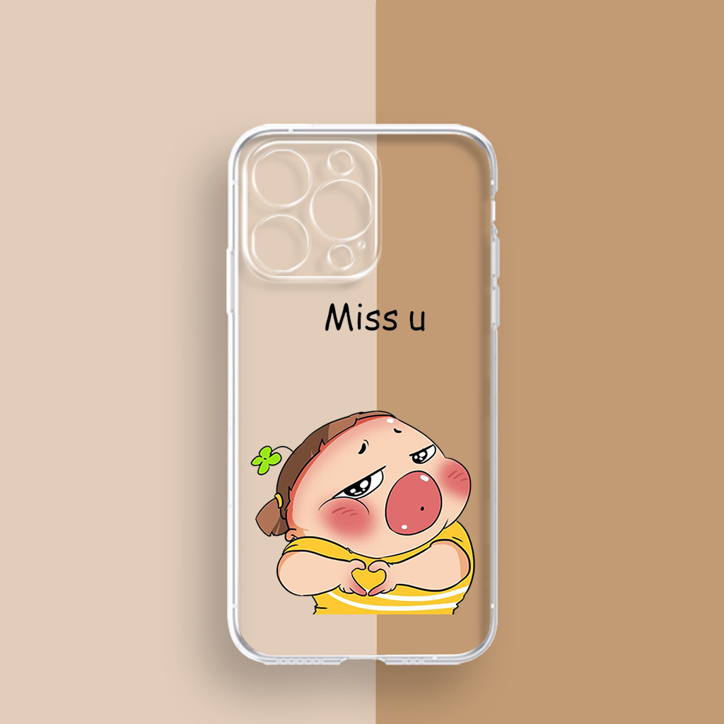 Miss diu meme เคส iphone พร้อมหยดหัวใจ 6/ 6 PLUS/ 7/ 7 PLUS/ 8/ 8 PLUS/X/ XSMAX 11 12 13 14 plus prm