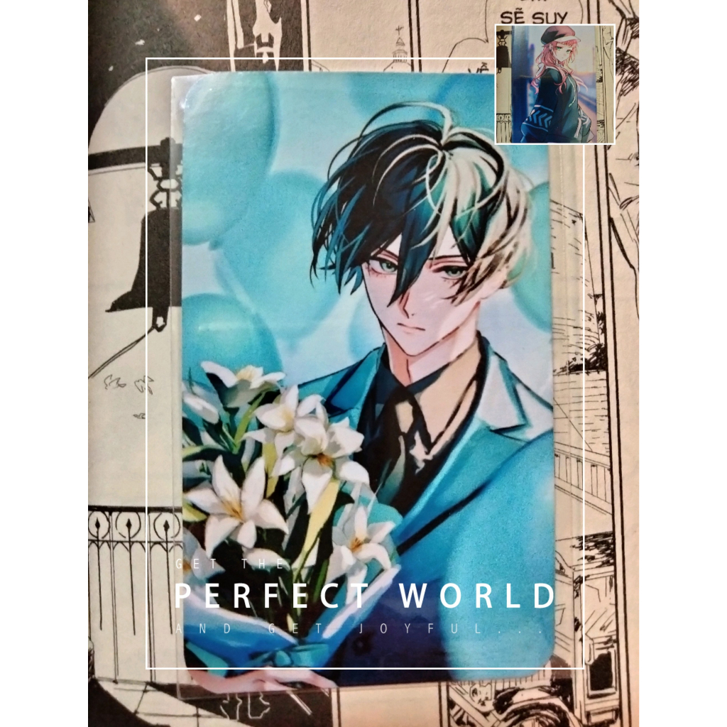 (มีจําหน่าย) การ์ดศิลปิน Anime Blue Lock char Rin ,Sae