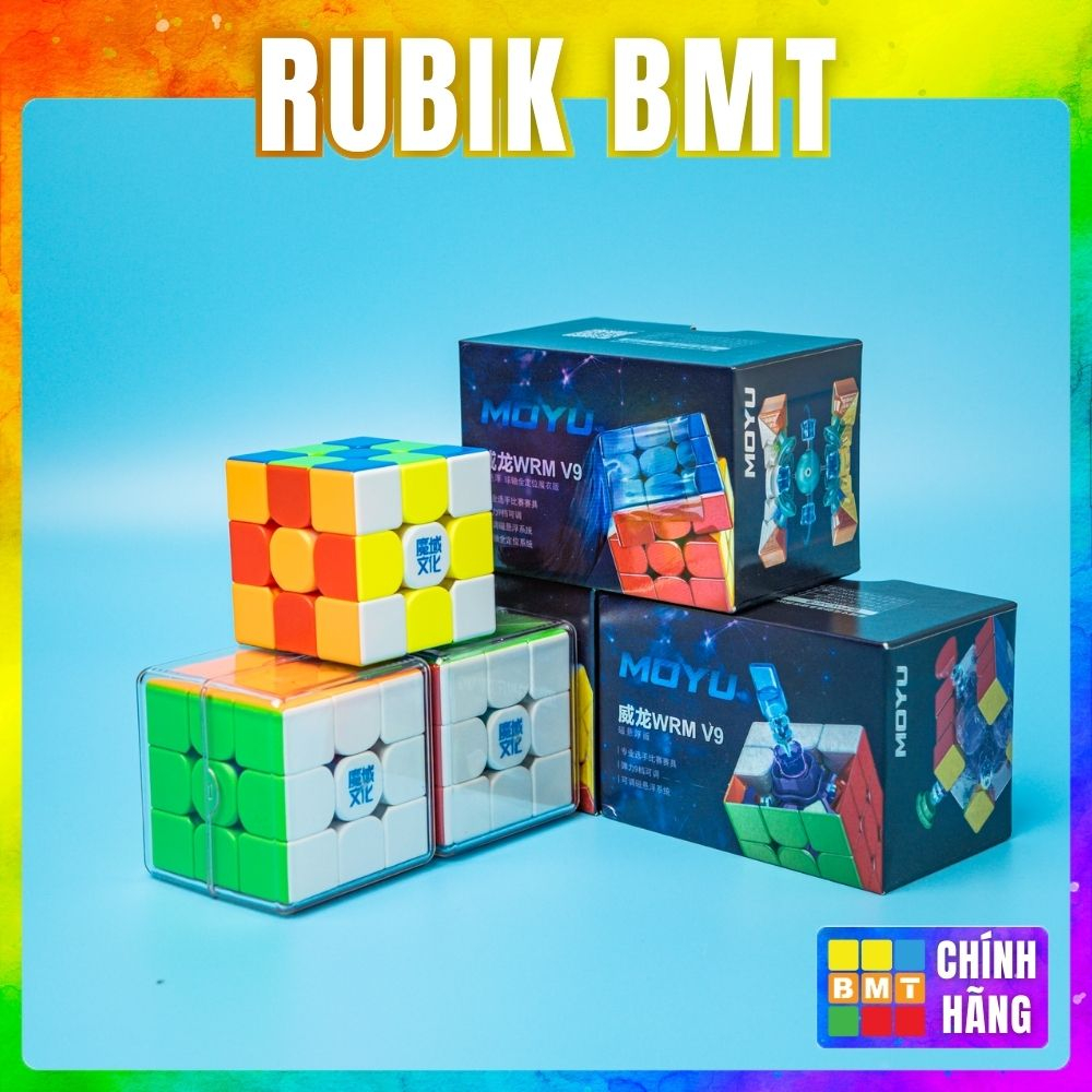Rubik 3x3 WeiLong WRM V9, MoYu WeiLong WRM V9 Magnetic Maglev Ballcore UV, สมาร์ทของเล่นเด็ก