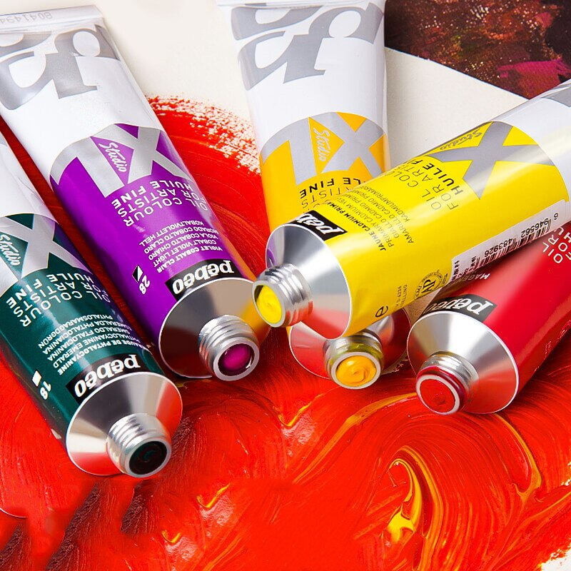 [ผิวดํา] P2 PEBEO Pébéo Oil Paint - Fine Oil Paint - Huile Fine XL 200ml