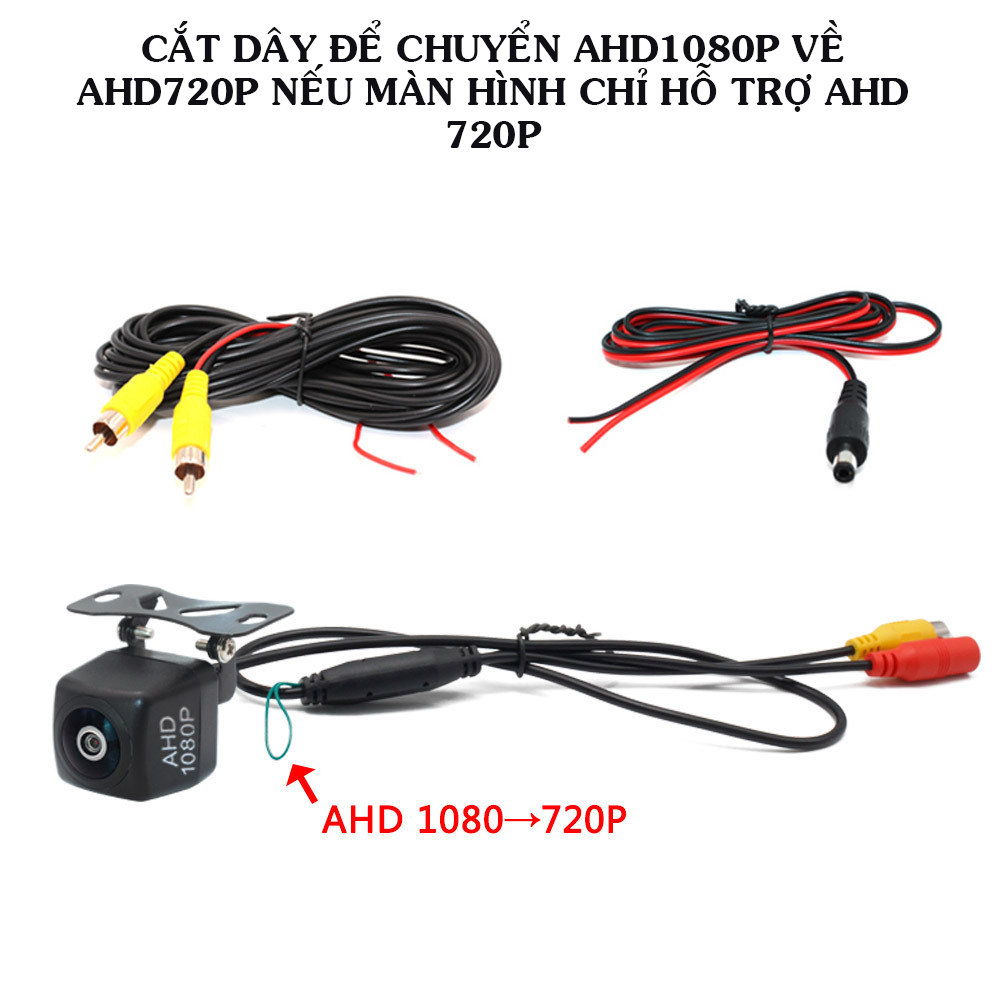 กล้องถอยหลัง AHD 1080P พร้อมปลั๊ก AV สําหรับจอแอนดรอย, จอ AHD