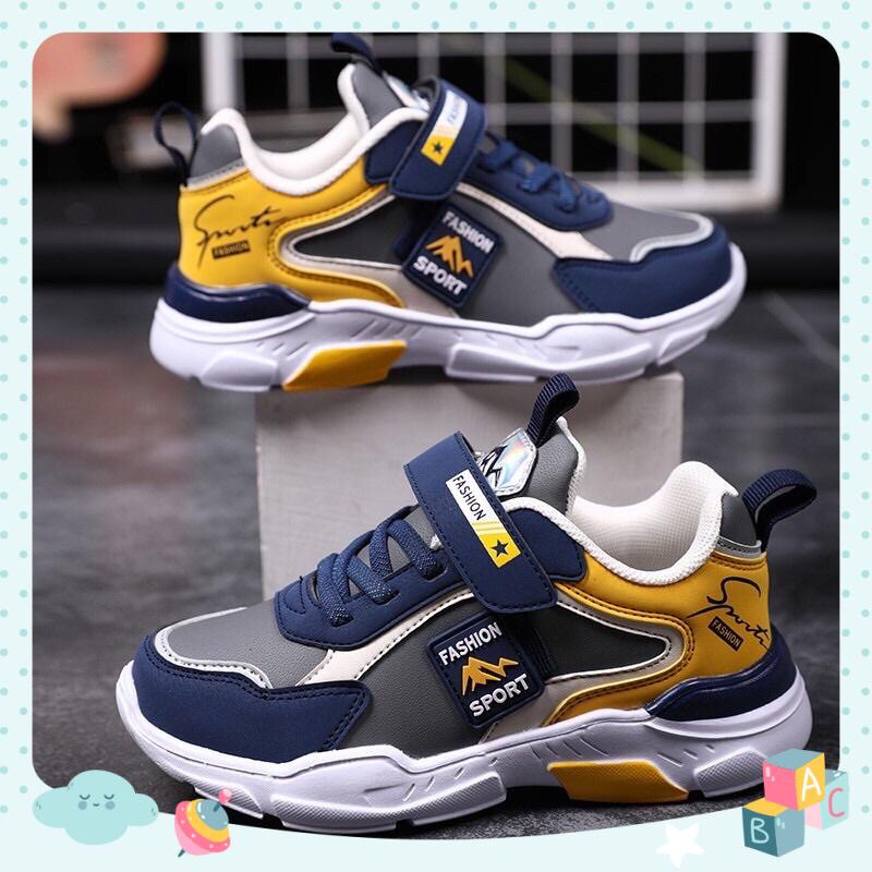 [GB012-13] รองเท้ากีฬาหนังแฟชั่นสําหรับ BOYS SIZES 28-40 IN AGES 3-15 YEARS OLD