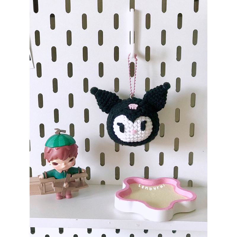 พวงกุญแจ KUROMI แฮนด์เมด